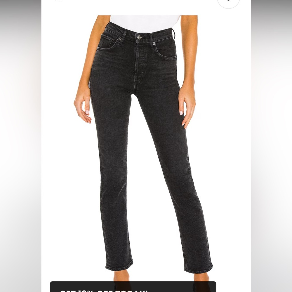 Agolde Riley Crop Jean in Panoramic
